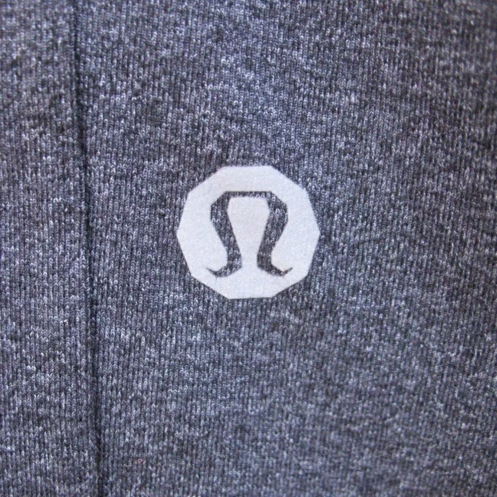 Lululemon Kung Fu Pants Heathered Black Tall 35